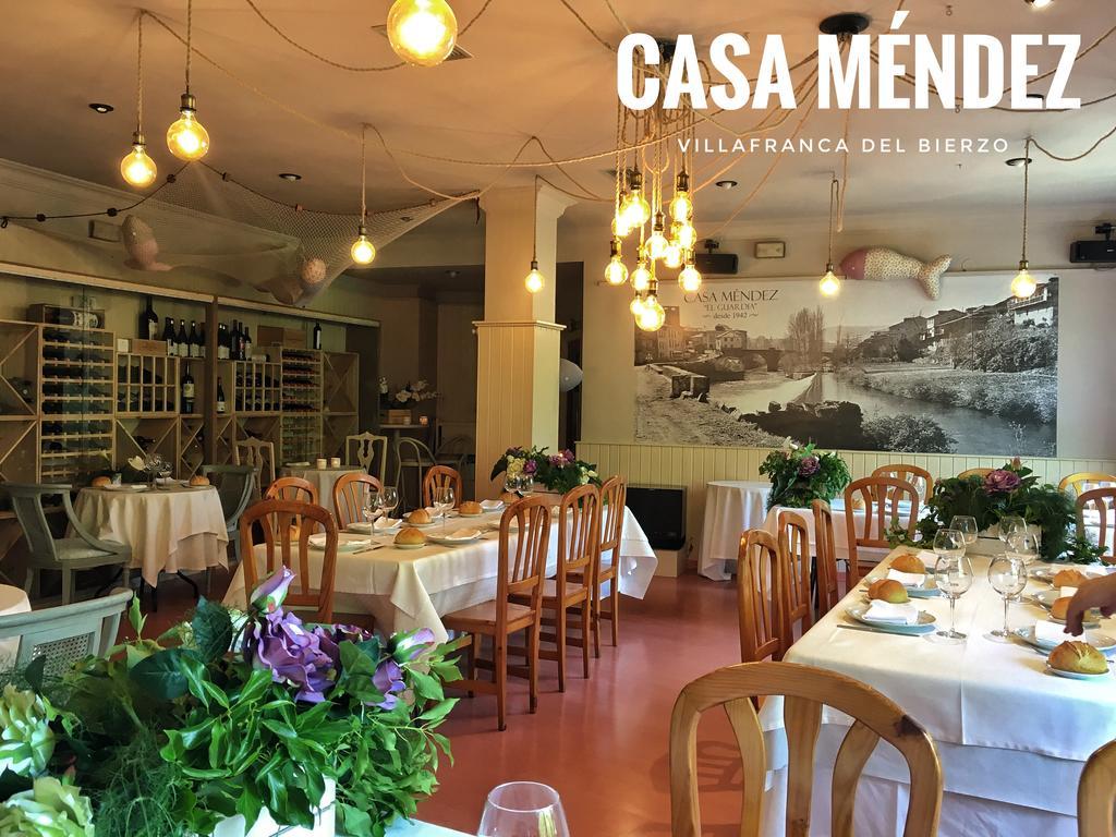 Hostal Restaurante Mendez Вильяфранка-дель-Бьерсо Экстерьер фото